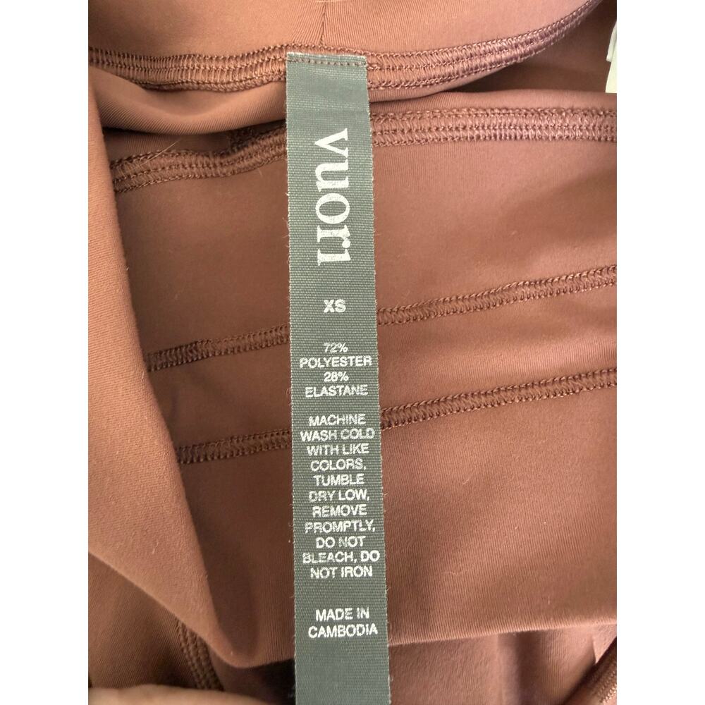 Vuori Women’s Hazelnut Wide Leg Pants Daily Flat Front Drawstring Size XS - Picture 5 of 7